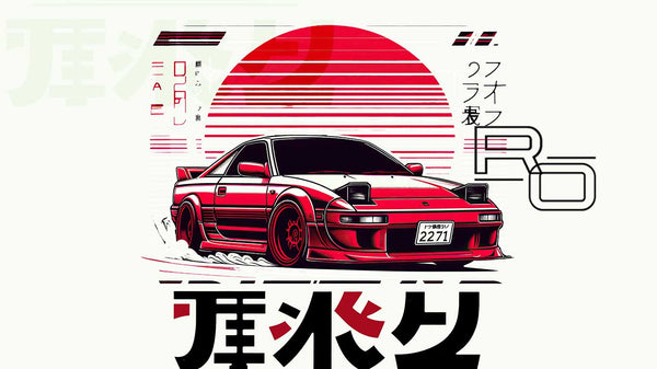 MR2 and Supra-inspired T-shirts, hoodies, and accessories from Retro Outlaws