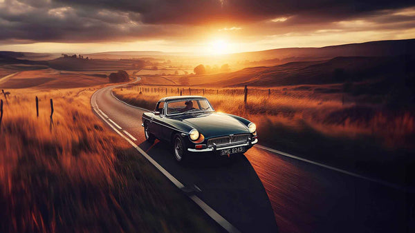 Classic MG-inspired T-shirts, hoodies, and accessories from Retro Outlaws