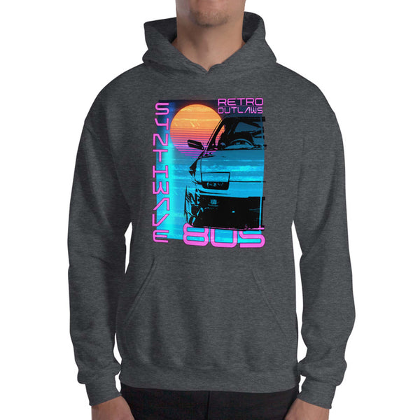 This 80's graphic Hoodie is a perfect gift for Synthwave, Vaporwave, Aesthetic, Retrowave, Darkwave, Futuresynth, Retrofuturism, Cyberpunk and Chillwave fans.