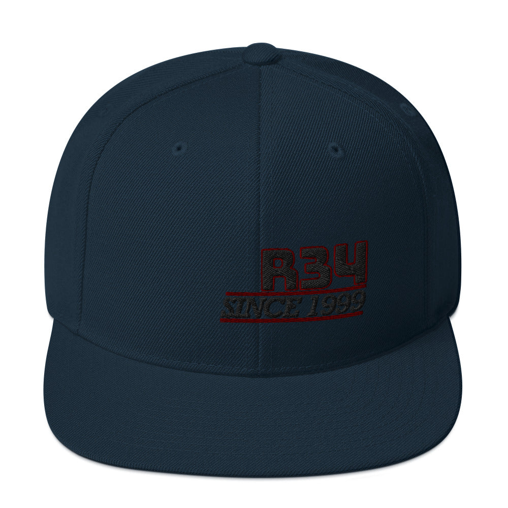 R34 GTT GTR Skyline Snapback Hat | Baseball Cap Gift | – Retro Outlaws