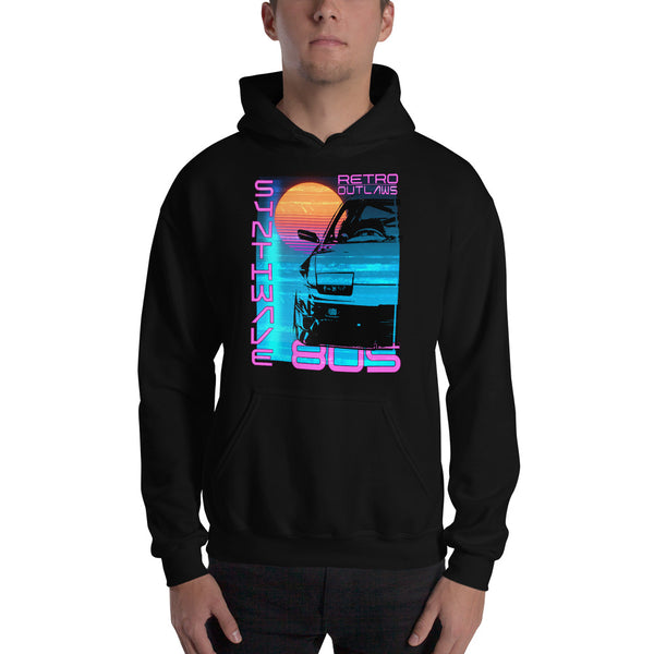 This 80's graphic Hoodie is a perfect gift for Synthwave, Vaporwave, Aesthetic, Retrowave, Darkwave, Futuresynth, Retrofuturism, Cyberpunk and Chillwave fans.
