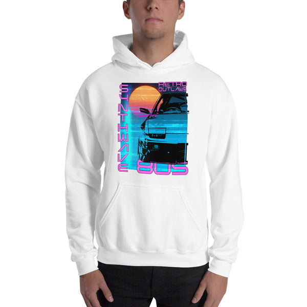 This 80's graphic Hoodie is a perfect gift for Synthwave, Vaporwave, Aesthetic, Retrowave, Darkwave, Futuresynth, Retrofuturism, Cyberpunk and Chillwave fans.