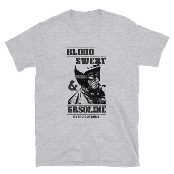 Blood Sweat and Gasoline Biker T-Shirt. Biker T-Shirt, Motorcycle T-Shirt, Biker Dad Shirt, Motorcycle Dad Shirt, Biker Slogan Shirt. Gasoline Shirt.