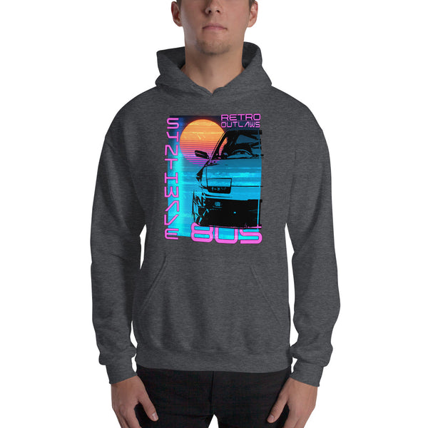 This 80's graphic Hoodie is a perfect gift for Synthwave, Vaporwave, Aesthetic, Retrowave, Darkwave, Futuresynth, Retrofuturism, Cyberpunk and Chillwave fans.