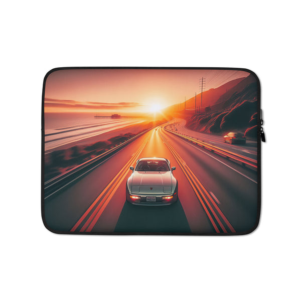 944 Sunset Laptop Synthwave Sleeve