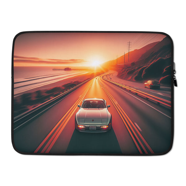 944 Sunset Laptop Synthwave Sleeve