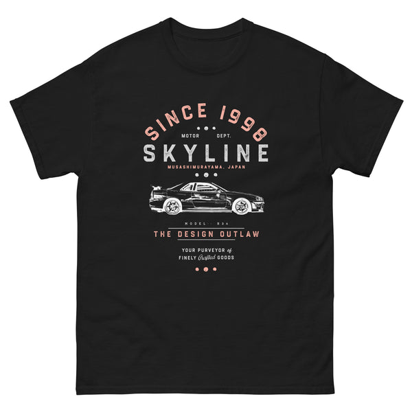 R34 Skyline GTR Vintage Outlaw T-Shirt