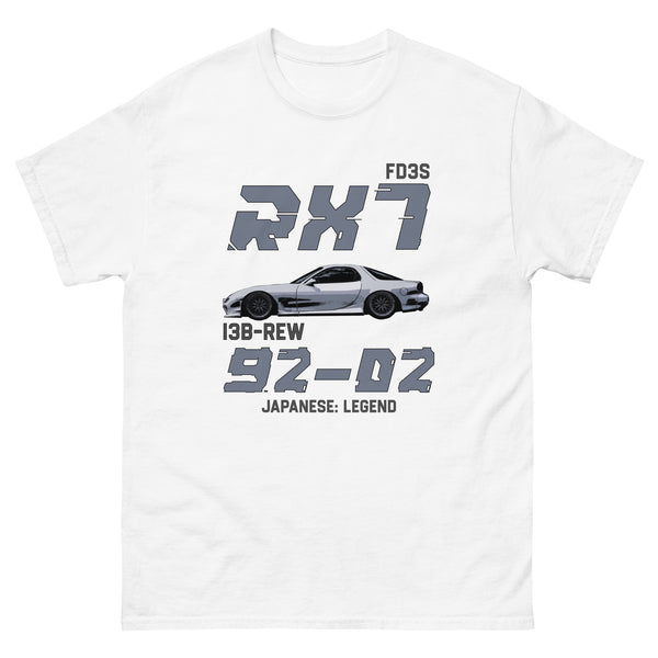 RX7 FD3S JDM Clothing Gift T-Shirt