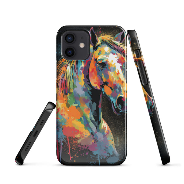 Horse Colour Print Snap case for iPhone®