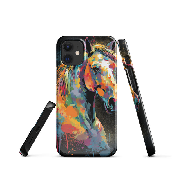 Horse Colour Print Snap case for iPhone®