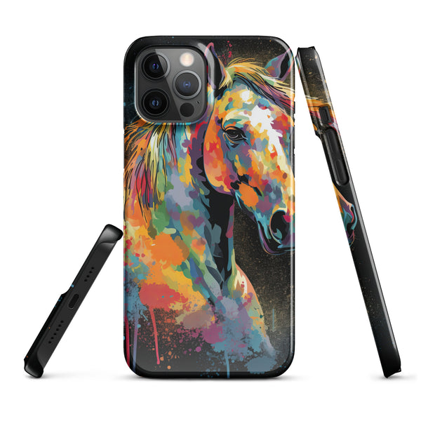 Horse Colour Print Snap case for iPhone®