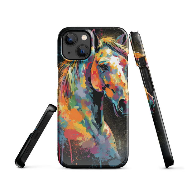 Horse Colour Print Snap case for iPhone®