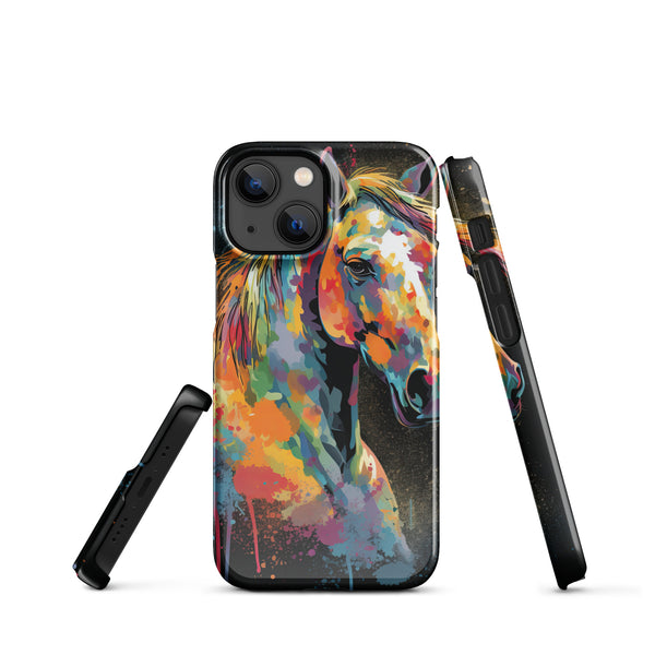 Horse Colour Print Snap case for iPhone®