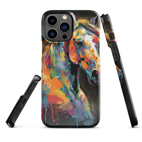 Horse Colour Print Snap case for iPhone®