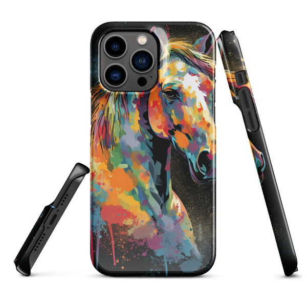 Horse Colour Print Snap case for iPhone®