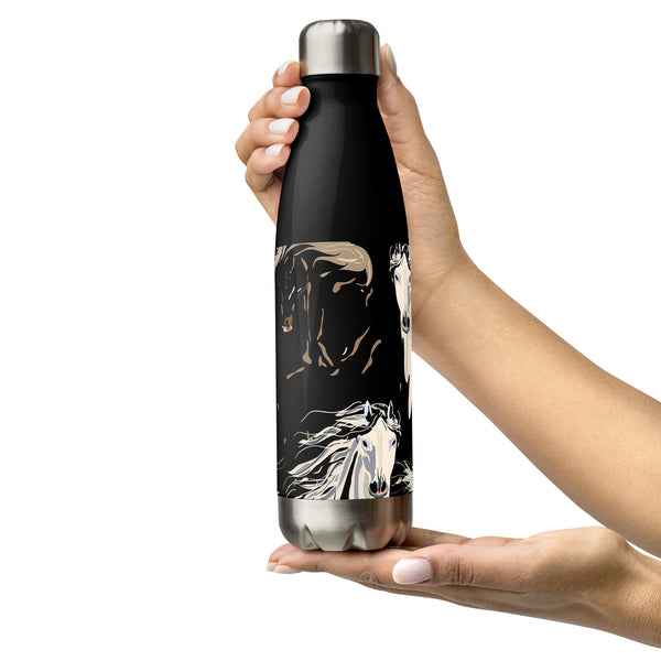 Horses Stainless Steel Water Bottle