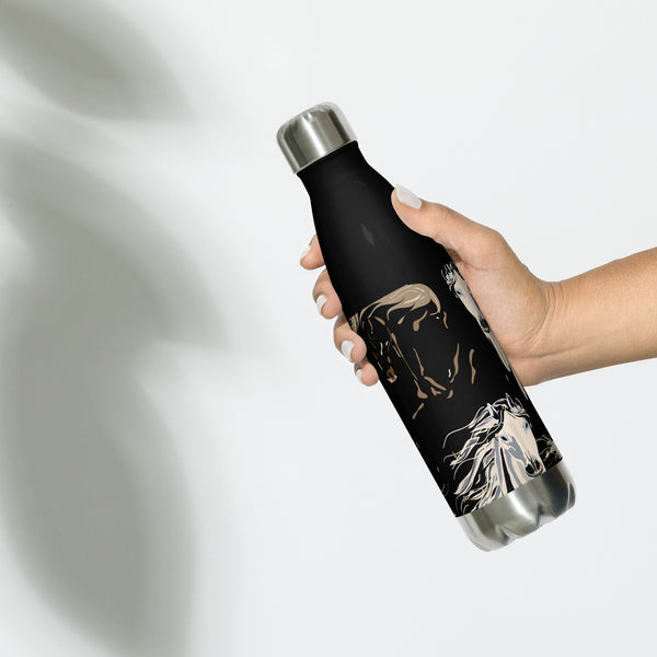 Horses Stainless Steel Water Bottle