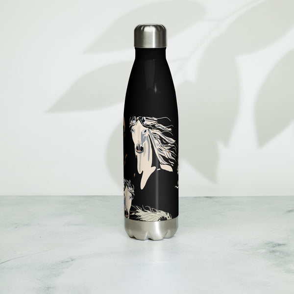 Horses Stainless Steel Water Bottle