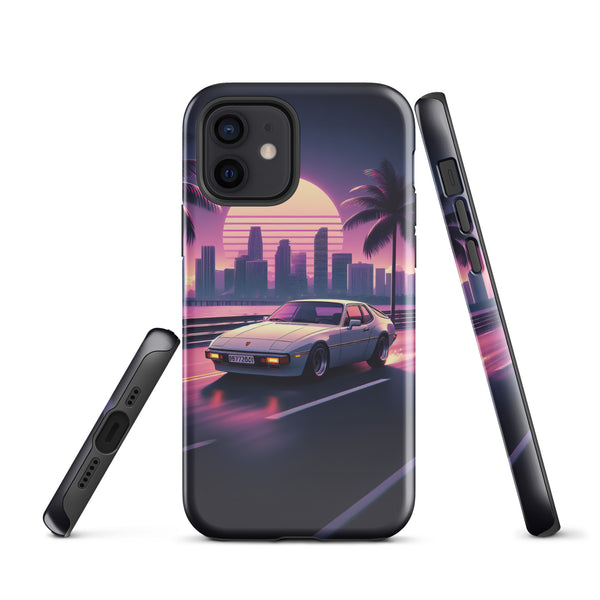 924 Synthwave Tough Case for iPhone®