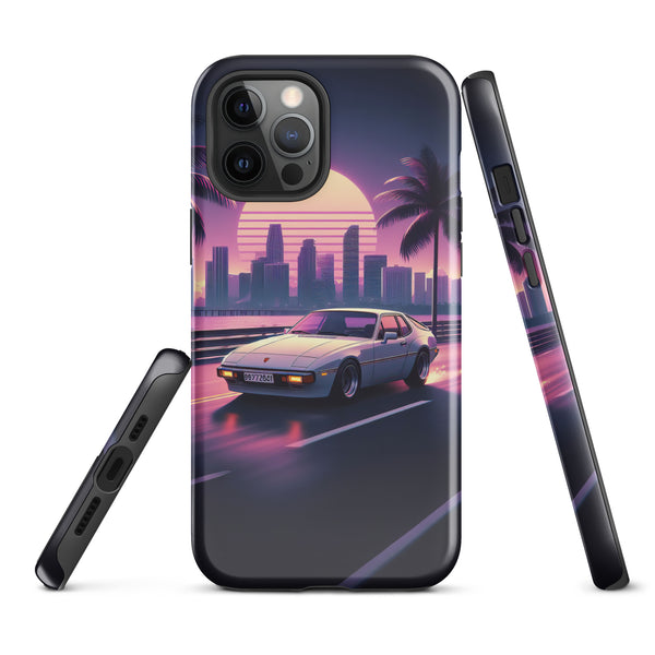 924 Synthwave Tough Case for iPhone®