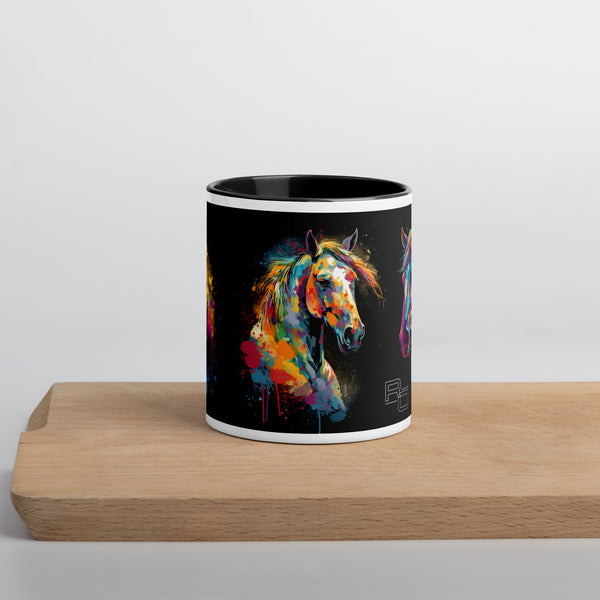 Horse Explosion of Colour Coffee Mug