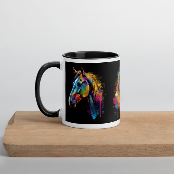 Horse Explosion of Colour Coffee Mug