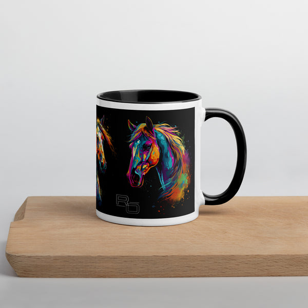 Horse Explosion of Colour Coffee Mug