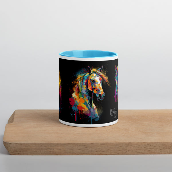 Horse Explosion of Colour Coffee Mug