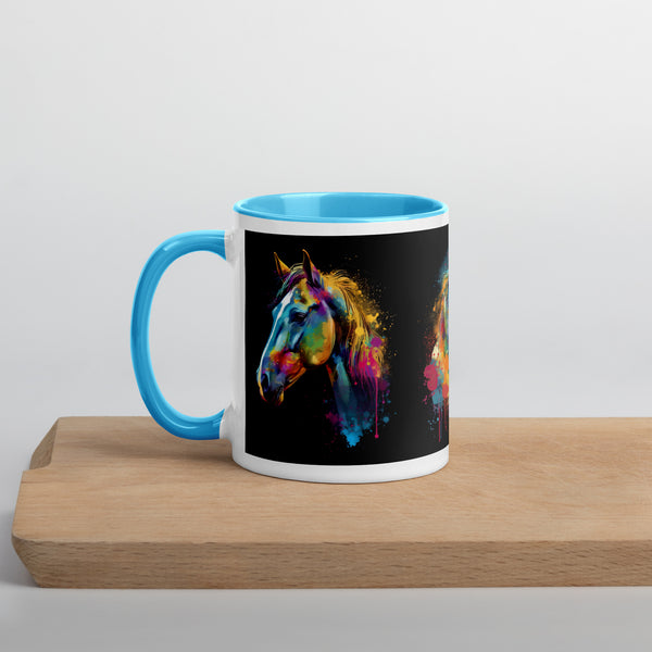 Horse Explosion of Colour Coffee Mug