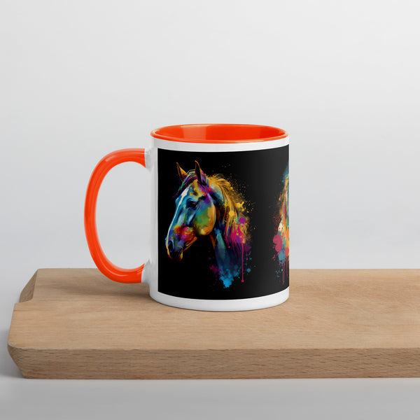 Horse Explosion of Colour Coffee Mug