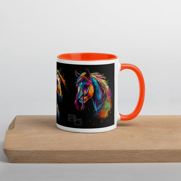 Horse Explosion of Colour Coffee Mug