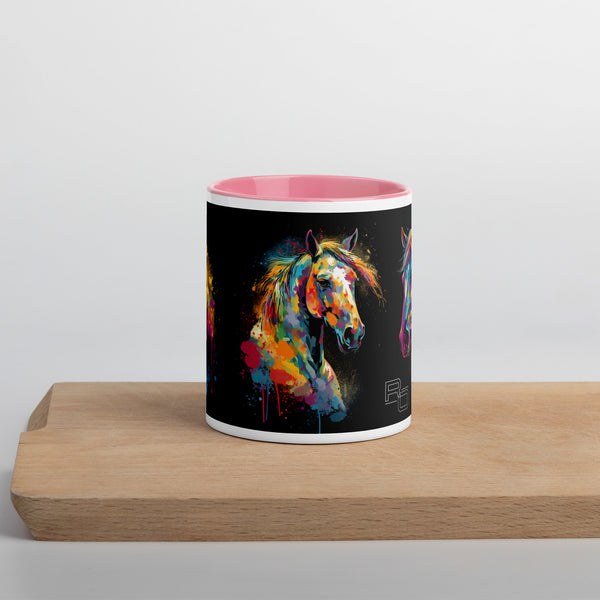 Horse Explosion of Colour Coffee Mug