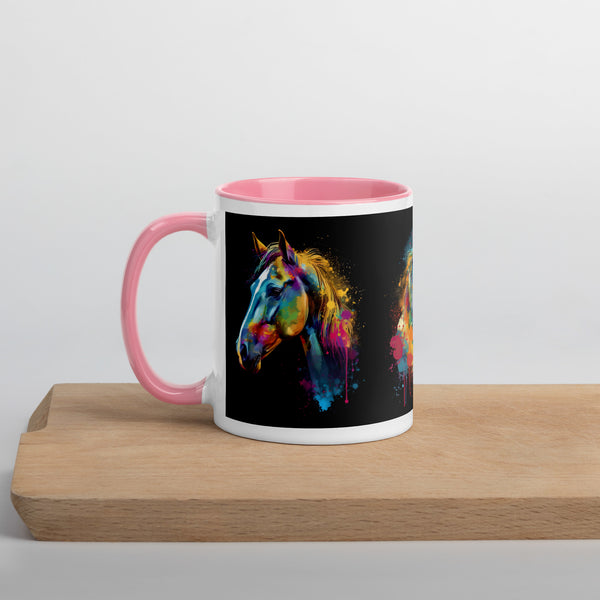 Horse Explosion of Colour Coffee Mug