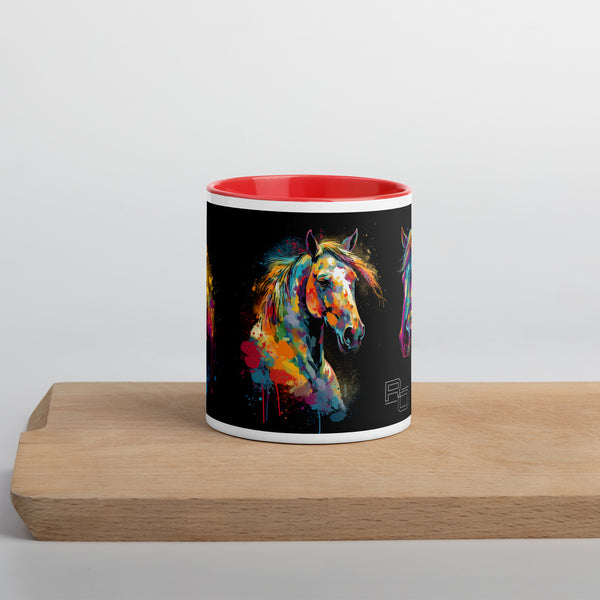 Horse Explosion of Colour Coffee Mug