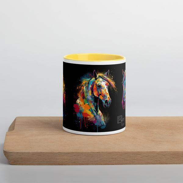 Horse Explosion of Colour Coffee Mug