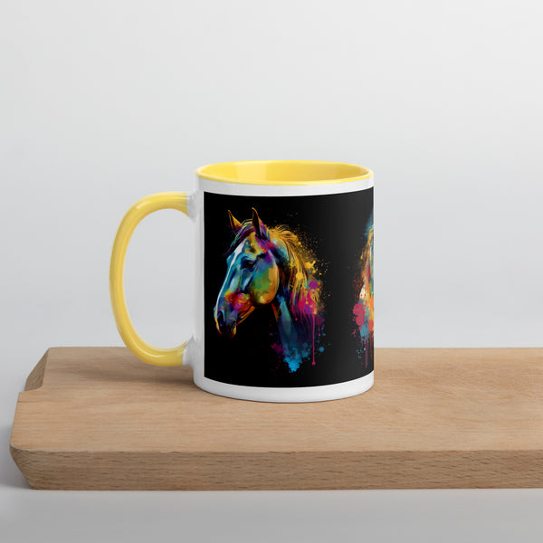 Horse Explosion of Colour Coffee Mug