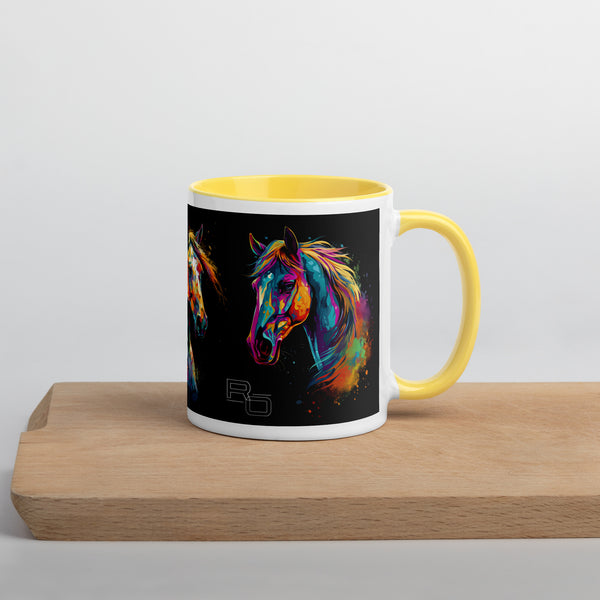 Horse Explosion of Colour Coffee Mug