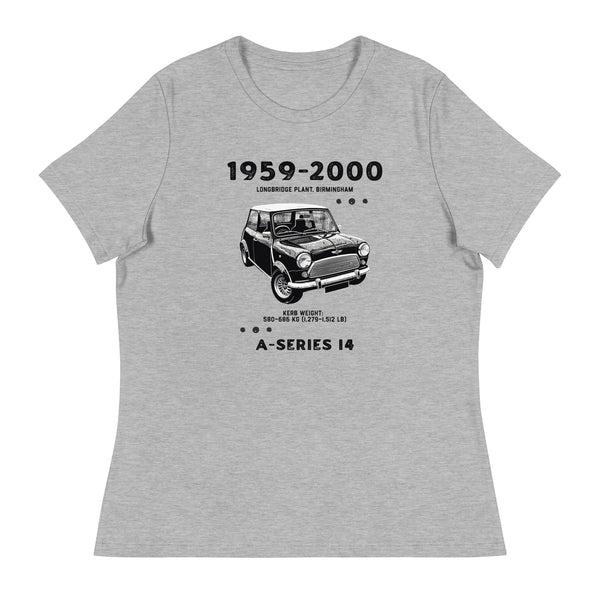 Mini Car Women's Relaxed Classic Great British Car T-Shirt