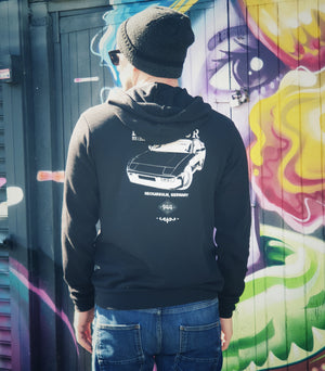 This is our Porsche 944 Lightweight Hoodie. Printed front and bac, the rear has  the classic Eruo-style Porsche 944 premium image that really makes this shirt pop. The old-school design give this vintage Porsche 944 Hoodie a timeless look making it the ideal Porsche accessory accompaniment and must-have fashion basic for every closet. Ideal Porsche Gift.