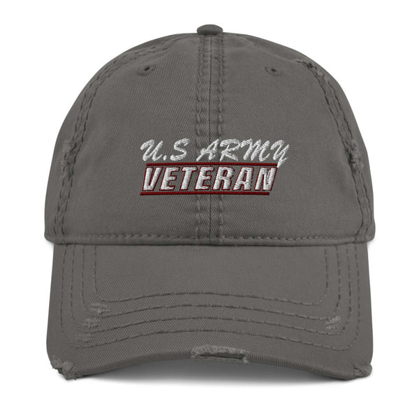 US Army Veteran Hat This is our vintage-style Veterans distressed Cap exuding retro-cool. vietnam veteran, veteran hat, iraq war veteran hat, vietnam veterans hats, afghanistan veteran hat, oef veteran hat, oif veteran hat, gulf war veteran hat, disabled veteran hat, vietnam veteran hat, usaf veteran hat, navy veteran hats for men, army veteran, navy veteran hat, usmc veteran hat