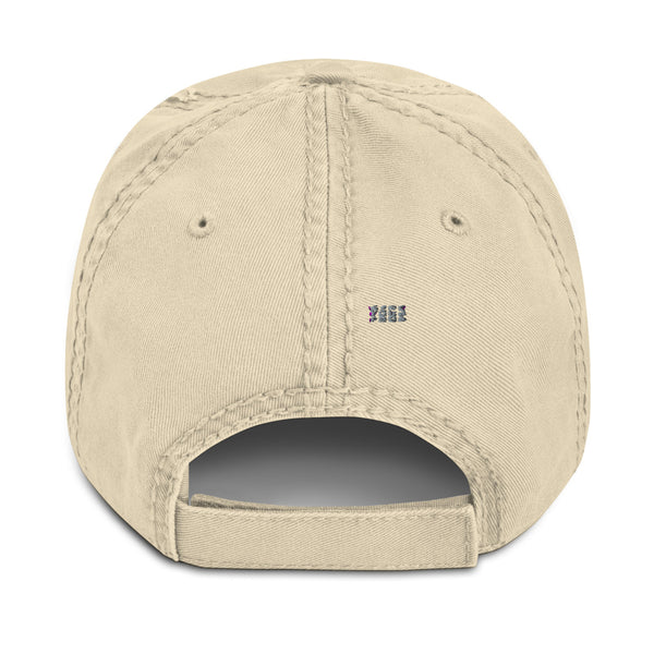 Corvette Muscle Car Distressed Baseball Dad Hat