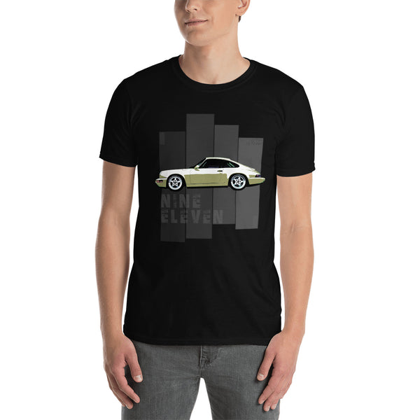 Porsche Classic T-Shirt This is our classic Porsche Classic tribute shirt. The premium side shot of the classic 911 (model 964) really makes this shirt pop. The unique design has a timeless look making it the ideal Porsche accessory accompaniment and must-have fashion basic for every closet. Ideal Porsche Gift. for him, porsche 911, porsche 964 shirt, porsche graphic car shirt