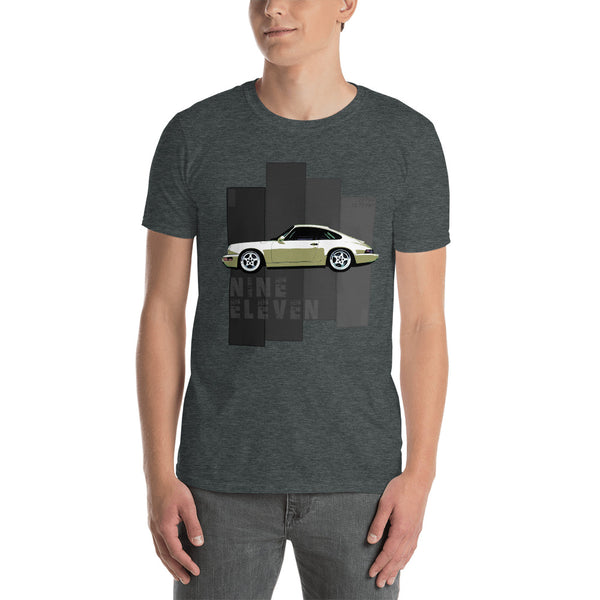 Porsche Classic T-Shirt This is our classic Porsche Classic tribute shirt. The premium side shot of the classic 911 (model 964) really makes this shirt pop. The unique design has a timeless look making it the ideal Porsche accessory accompaniment and must-have fashion basic for every closet. Ideal Porsche Gift. for him, porsche 911, porsche 964 shirt, porsche graphic car shirt