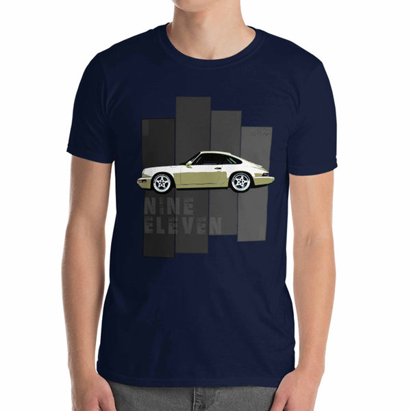 Porsche Classic T-Shirt This is our classic Porsche Classic tribute shirt. The premium side shot of the classic 911 (model 964) really makes this shirt pop. The unique design has a timeless look making it the ideal Porsche accessory accompaniment and must-have fashion basic for every closet. Ideal Porsche Gift. for him, porsche 911, porsche 964 shirt, porsche graphic car shirt