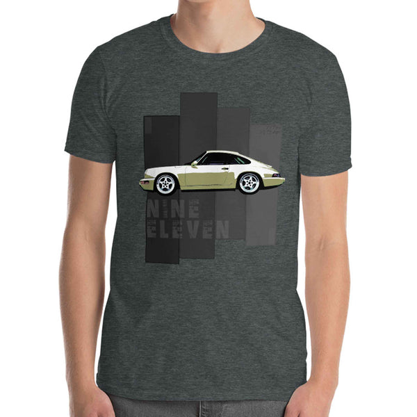 Porsche Classic T-Shirt This is our classic Porsche Classic tribute shirt. The premium side shot of the classic 911 (model 964) really makes this shirt pop. The unique design has a timeless look making it the ideal Porsche accessory accompaniment and must-have fashion basic for every closet. Ideal Porsche Gift. for him, porsche 911, porsche 964 shirt, porsche graphic car shirt