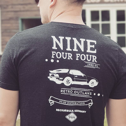 This is our Premium double-sided Porsche 944 Outlaw shirt. The three-quarter rear premium image of the legendary 944 really makes this shirt pop. Porsche 944 Outlaw T-Shirt, Porsche 944 Short-Sleeve T-Shirt, 944 Tee, Porsche 944 Shirt, 944 Apparel, 944 Gift, 944 Car Gift, 944 Turbo. 
