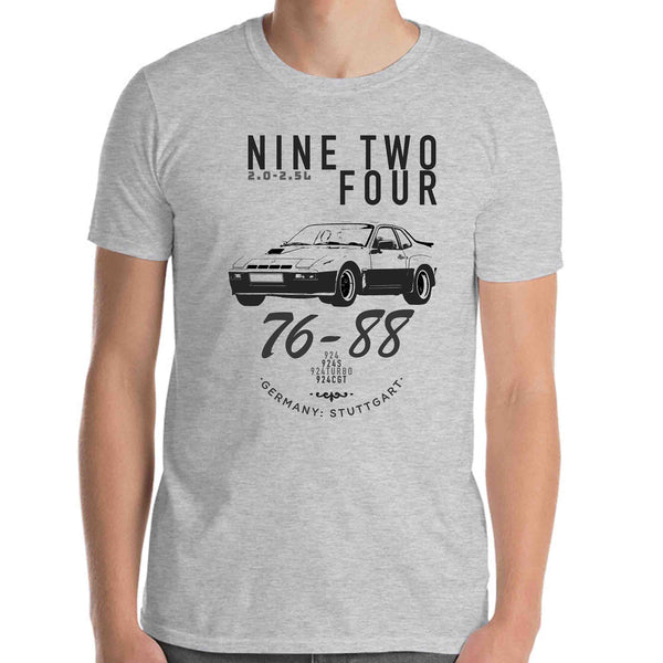 This is our classic Porsche 924 Outlaw Shirt. The premium image of the legendary 924 Carrera GT really makes this shirt pop. Porsche 924 T-Shirt, Porsche 924 Shirt, 924 Apparel, Tee, 924 CGT, Gift, Gift for him, Vintage Car Shirt, Classic Car Gift. The old-school design give this vintage Porsche T-Shirt a timeless look making it the ideal Porsche accessory accompaniment. 