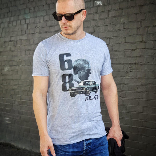 Mustang 68 Classic McQueen Bullitt T-Shirt