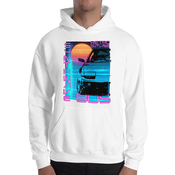 This 80's graphic Hoodie is a perfect gift for Synthwave, Vaporwave, Aesthetic, Retrowave, Darkwave, Futuresynth, Retrofuturism, Cyberpunk and Chillwave fans.