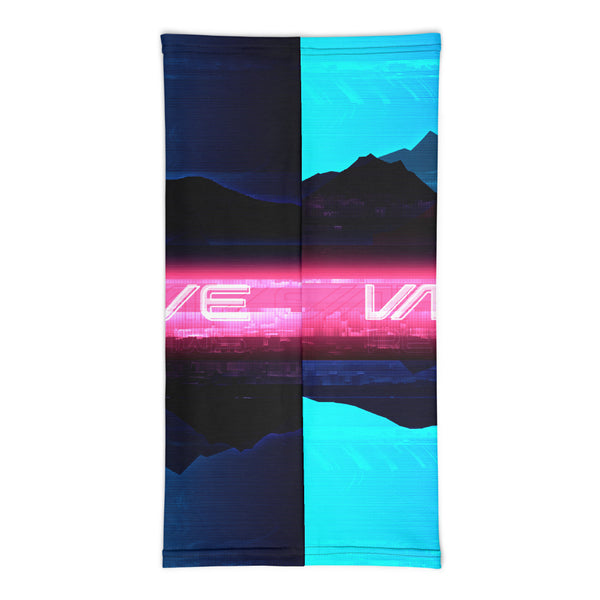 Synthwave Snood Neck Gaiter Face Mask